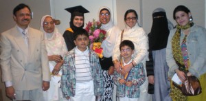 Ayesha Siddiqui and family
